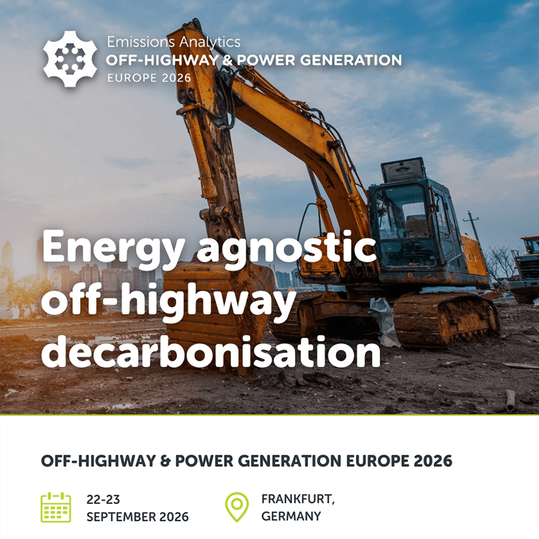 Emissions Analytics Off-Highway and Power Generation